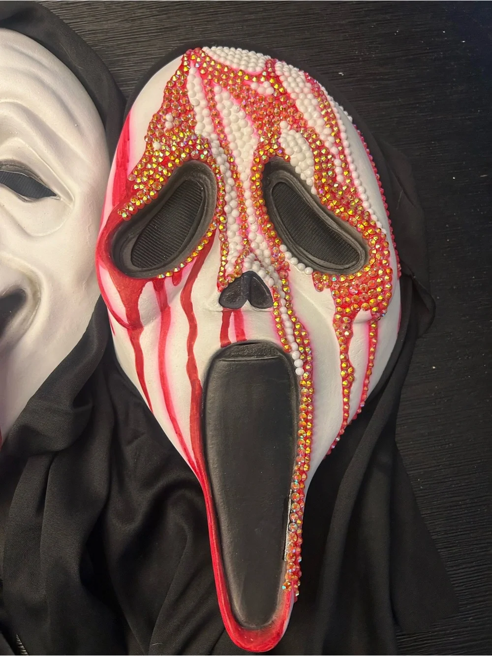 Halloween Ghostface Adult Size Mask Lot Of 3